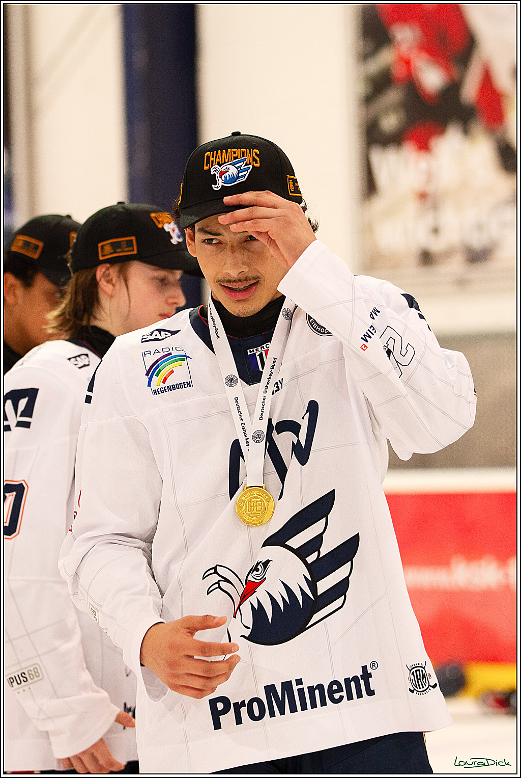 4. Finale Spiel U17 Koelner Junghaie- Jungadler Mannheim; Koeln, 21.04.2024